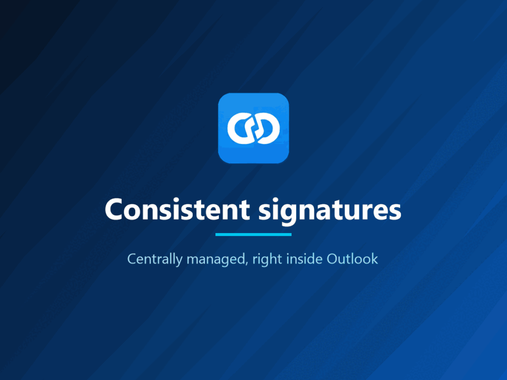 Zentrale Signaturen im Ablauf – Vorlage im Backend gestalten und in Outlook Classic verwenden